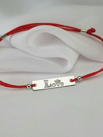 Браслет червона нитка Love #2  215 фото